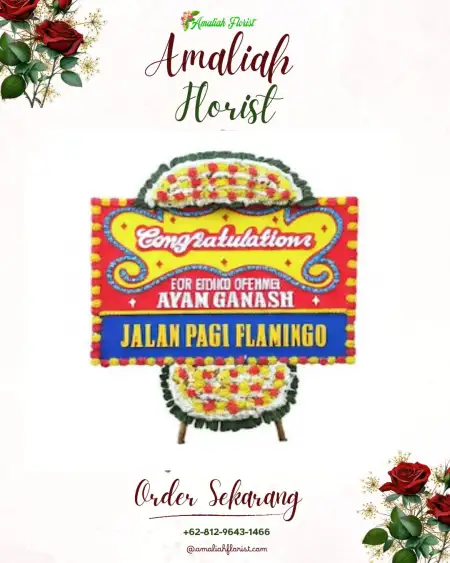 Sewa Papan Bunga Naga Juang