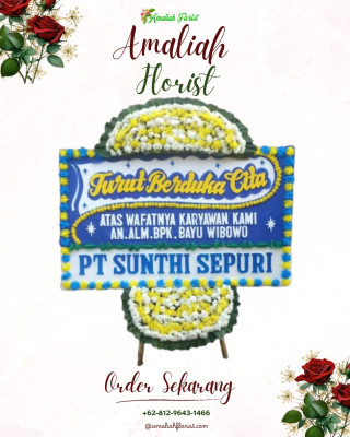 Papan Bunga Duka di Naga Juang