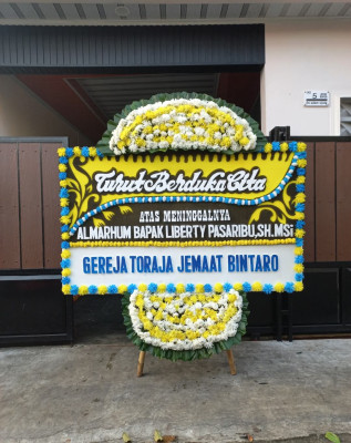 Papan Bunga Duka di Naga Juang